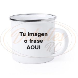 Taza de metal