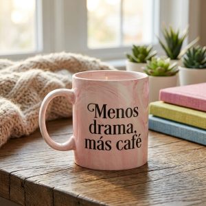 Taza marmoleada