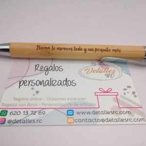 Bolígrafo personalizado