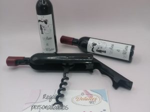 Sacacorcho forma de botella