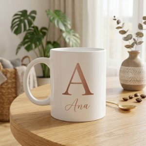 Taza blanca personalizada